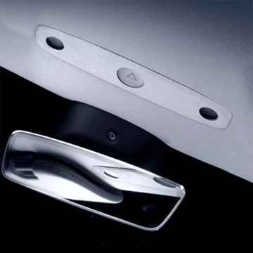 Alcantara Reading Light Decorative Protective Cover for Tesla Model 3 Highland 2024