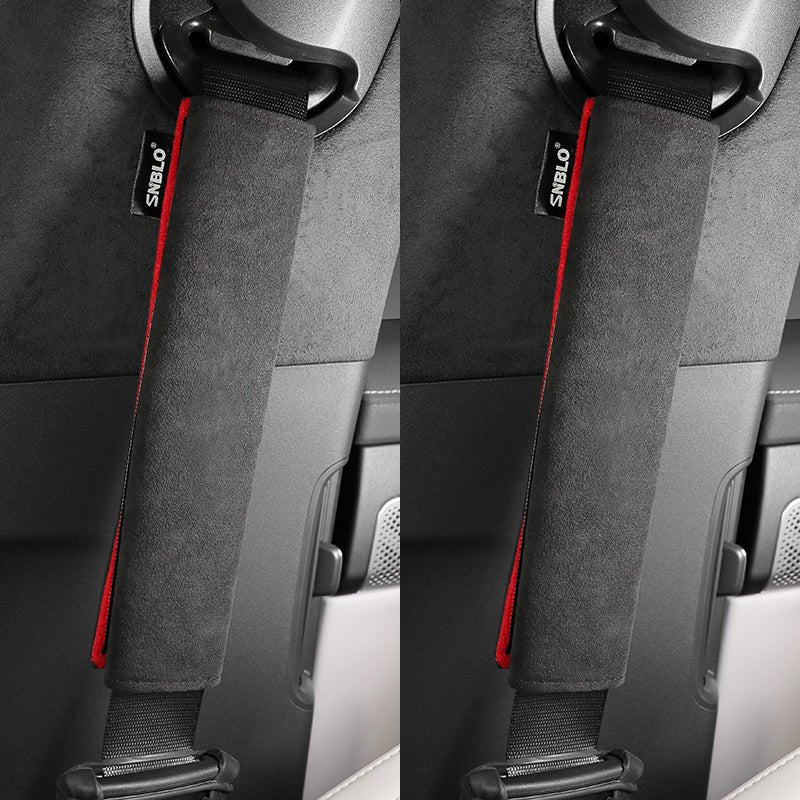 Alcantara Seat Belt Cover for Tesla Model 3/S/X/Y 2012-2024 - acetesla