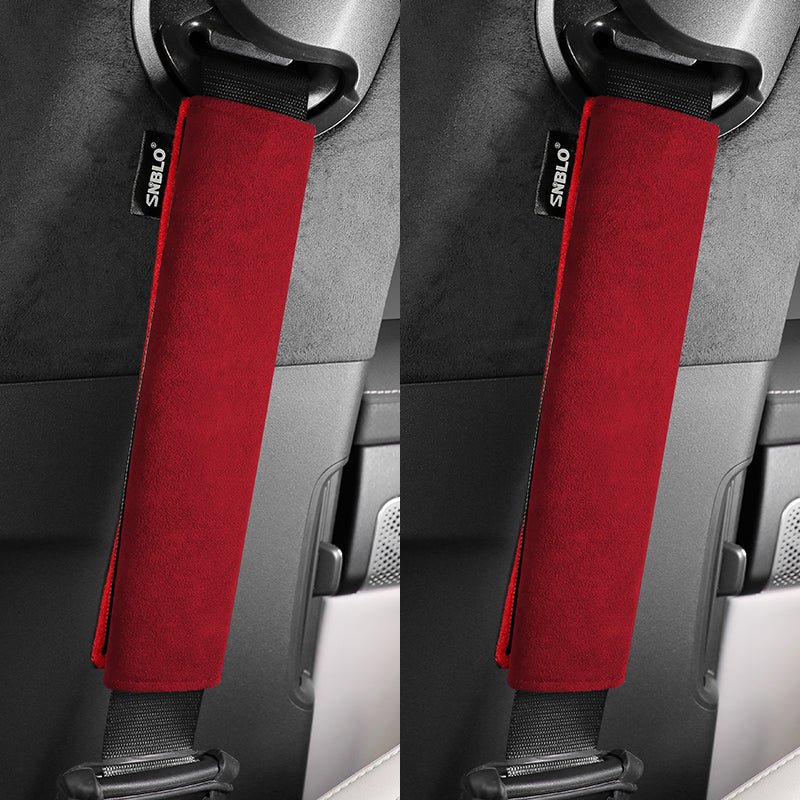 Alcantara Seat Belt Cover for Tesla Model 3/S/X/Y 2012-2024 - acetesla