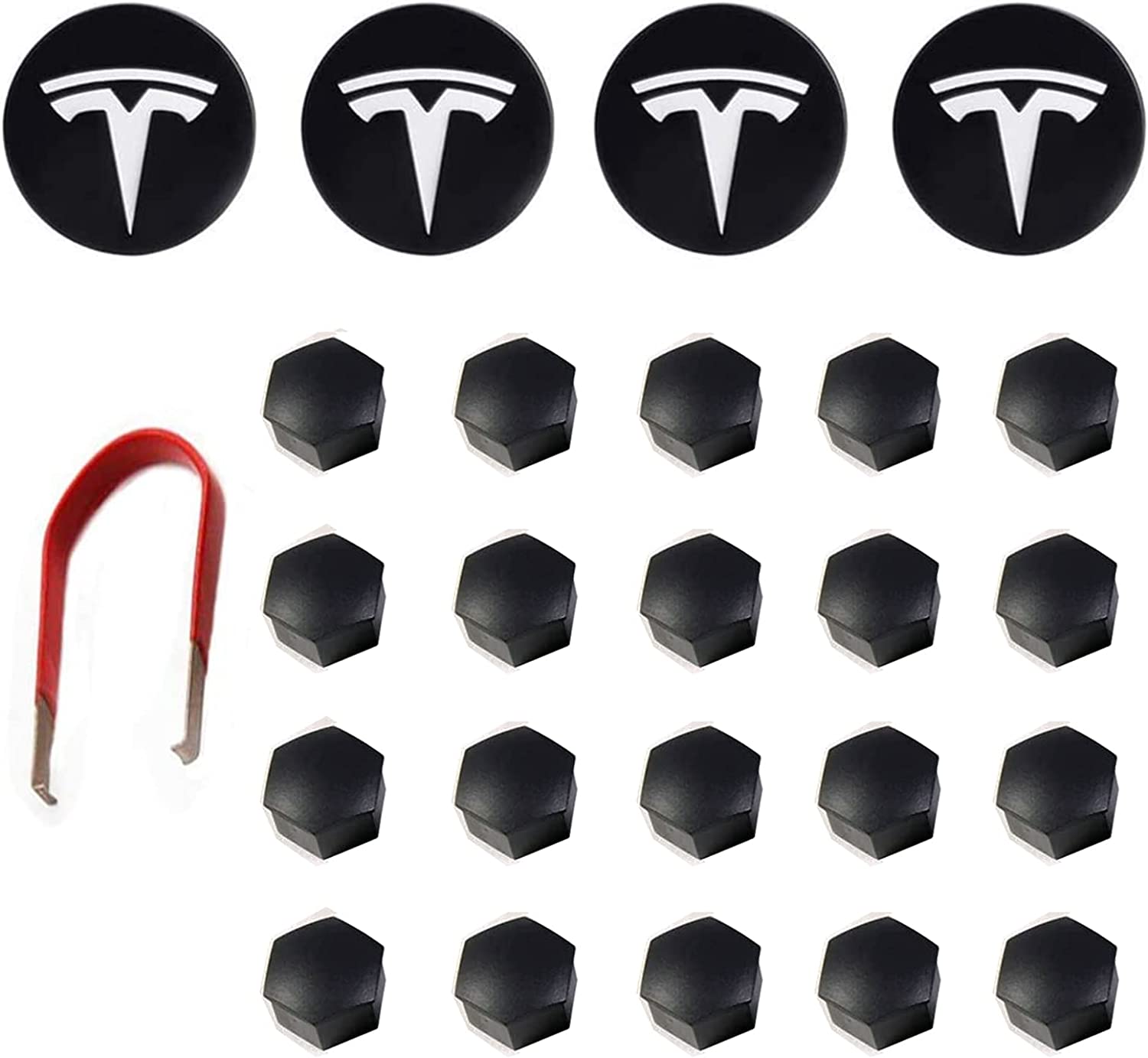 Center Cap Wheel Cap Kit for for Tesla Model 3 / Y / X / S - acetesla