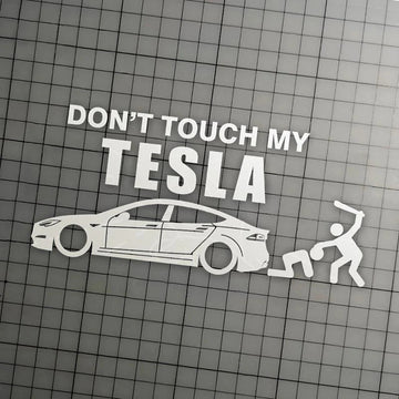 Funny Tesla Stickers For Model 3 Highalnd/Y/X/S/Cybertruck - acetesla
