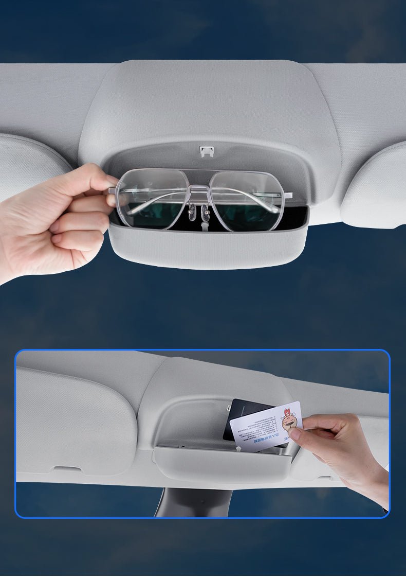 Glasses Case holder Sunglasses Storage Clip suitable for Tesla Model Y 2020-2023 - acetesla