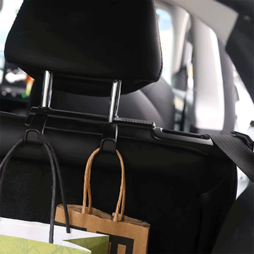 Rear Seat Belt Fixing Holder Limiter with Hook for Tesla Model Y Set of 2