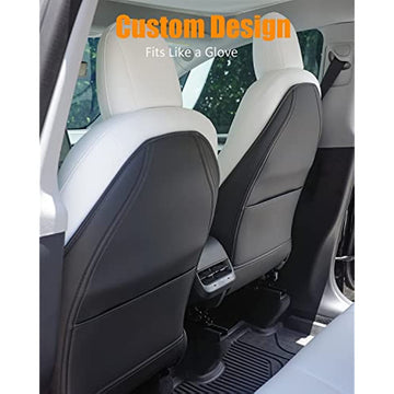 Seat Back Kick Protector Mats for Tesla Model 3 / Y