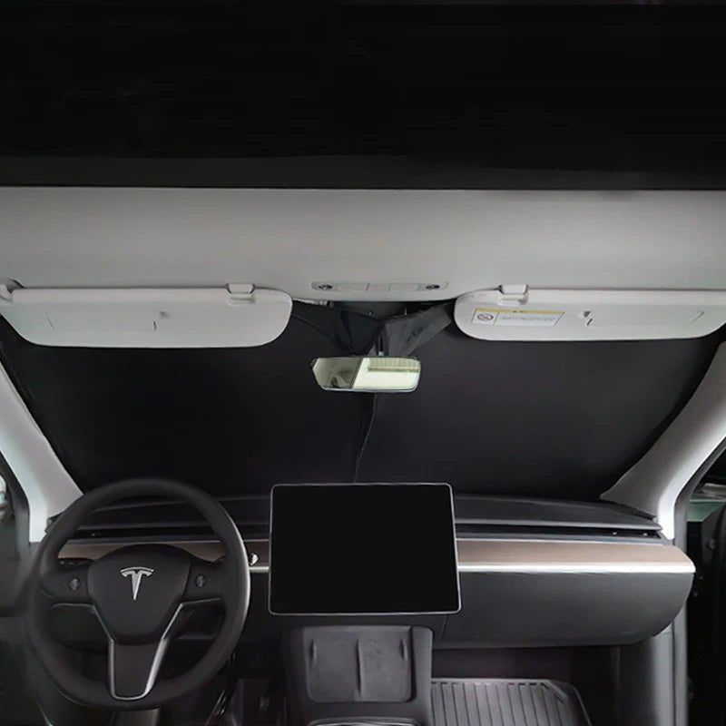 Window Sunshade Covers with UV Blocking for Tesla Model S 2016-2024 8pcs Set - acetesla