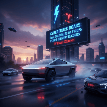 CYBERTRUCK ROARS: Tesla Obliterates Q4 FY2025 Delivery Records, EV Rivals Stunned - acetesla