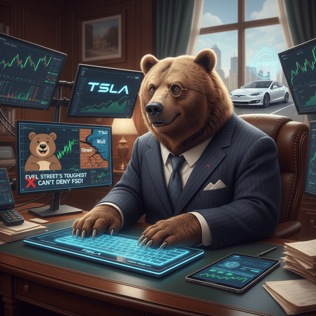 Even Bears Can't Deny FSD: Tesla's Software Edge Cracks Wall Street's