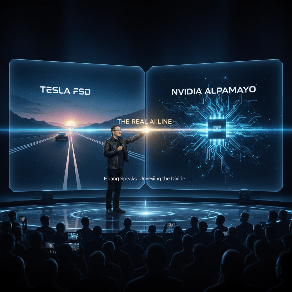 Huang Speaks: The Real AI Line Between Tesla FSD and NVIDIA's Alpamayo