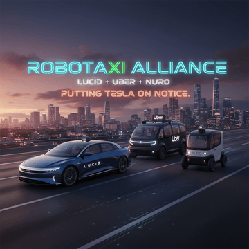 Lucid + Uber + Nuro: The Robotaxi Alliance That Just Put Tesla on Notice - acetesla