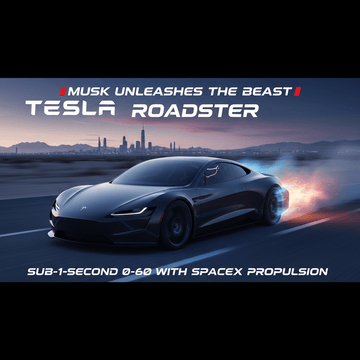 Musk Unleashes the Beast: Tesla Roadster Targets Sub-1-Second 0-60 with SpaceX Propulsion - acetesla