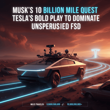 Musk's 10 Billion Mile Quest: Tesla's Bold Play to Dominate Unsupervised FSD - acetesla