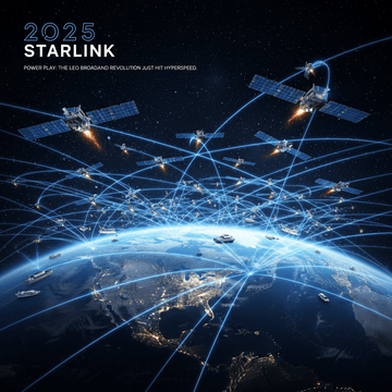 Starlink's 2025 Power Play: The LEO Broadband Revolution Just Hit Hyperspeed - acetesla