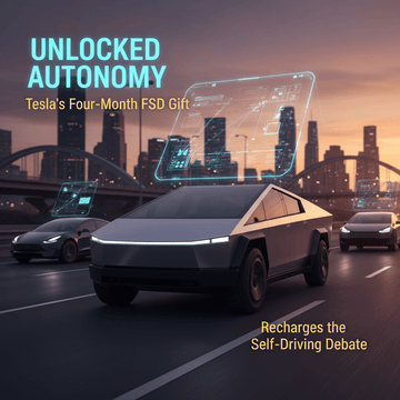 Unlocked Autonomy: Tesla's Four-Month FSD Gift Recharges the Self-Driving Debate - acetesla