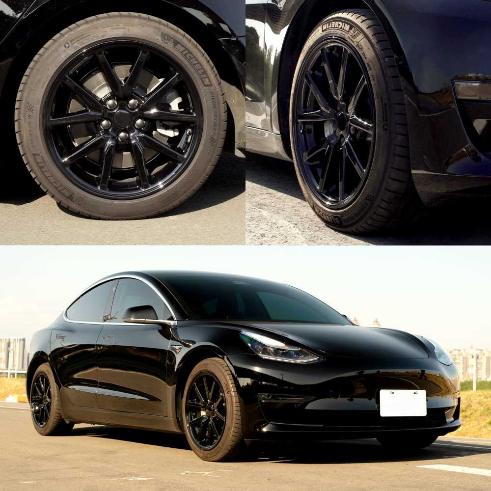 18'' Wheel Covers For Tesla Model 3 - acetesla