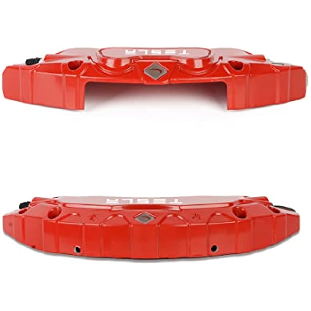 4-Piece Red Aluminum Brake Caliper Cover Set For Tesla Model Y (2020-2024 Models) - Accessory