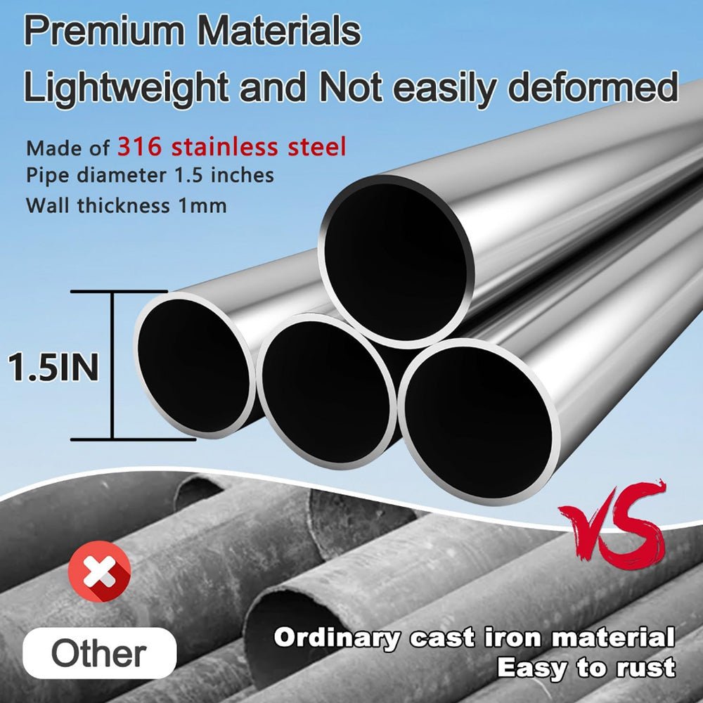 7FT Ground Pole RV Mount Kit with Adapter for Starlink Gen 2 Dish - acetesla