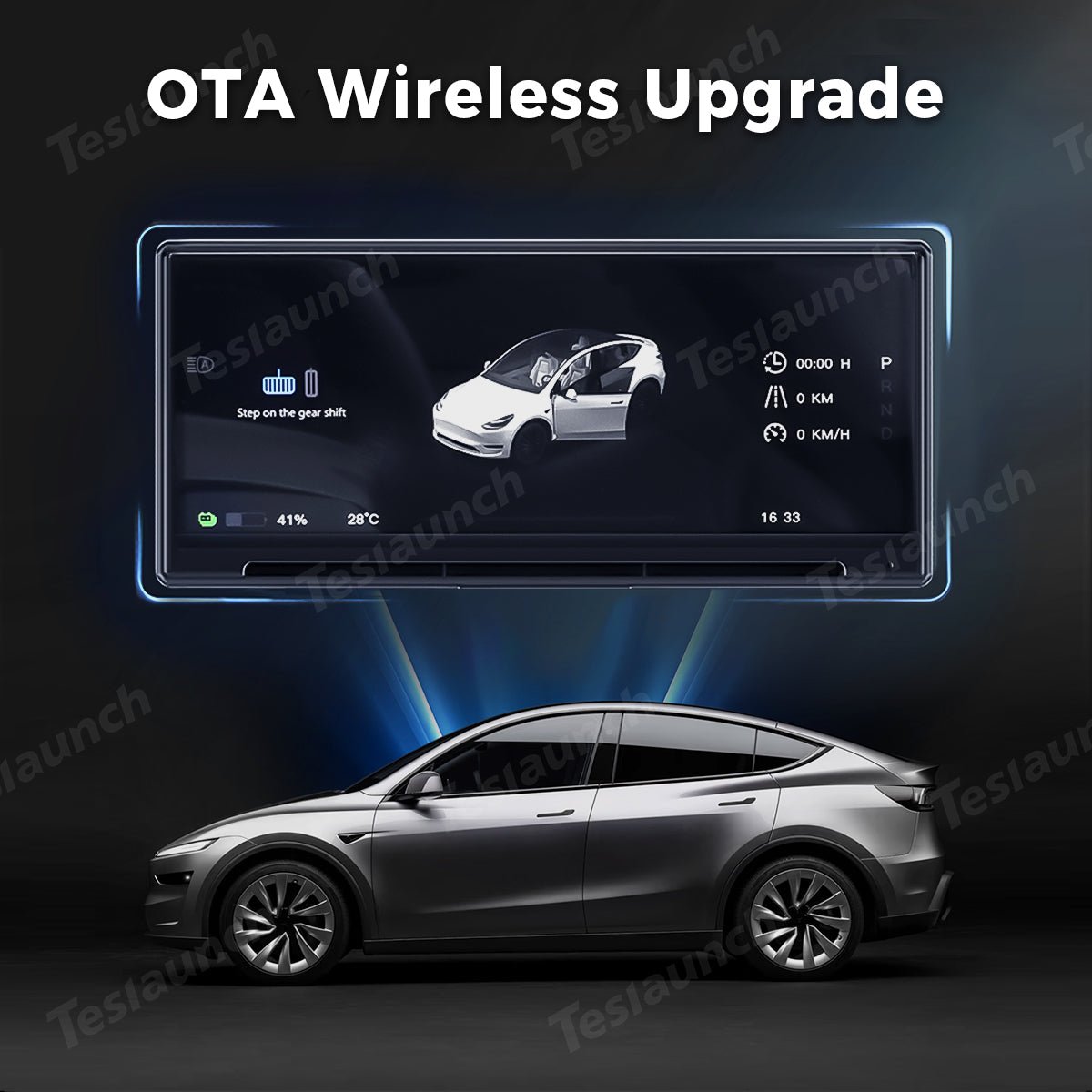 Model 3 Android Generation Tesla Model 3 Y Wireless CarPlay Android Auto HUD - 8.9 Inch