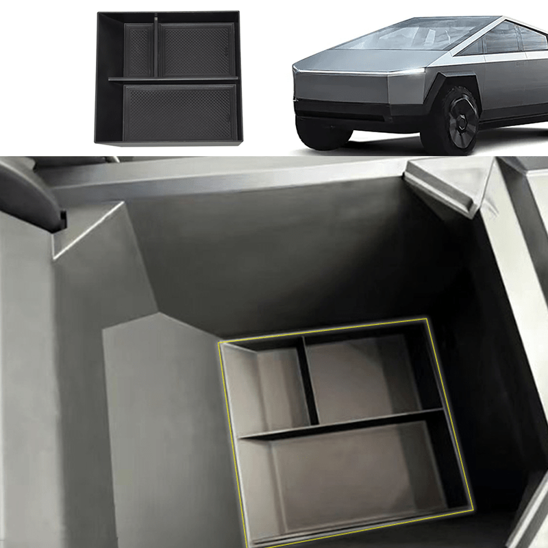 ABS Center Console Armrest Lower Storage Box for Cybertruck - acetesla