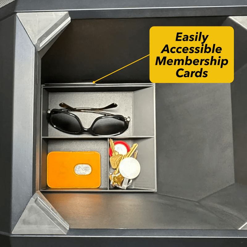 ABS Center Console Armrest Lower Storage Box for Cybertruck - acetesla