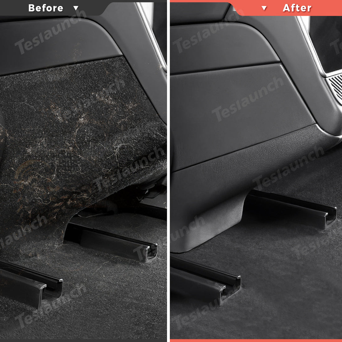 ABS Rear Center Console Protection Cover for Tesla Model Y Juniper 2025+ - acetesla