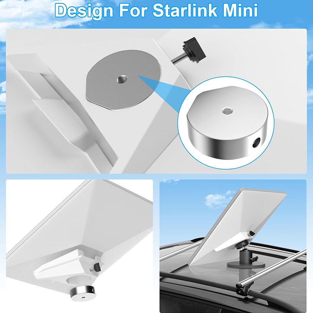 Adjustable Magnetic Car Mount for Starlink Mini - acetesla