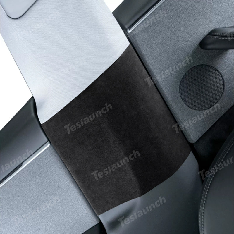 Alcantara B - pillar Anti - collision Sticker For 2024 Model 3 Highland - acetesla