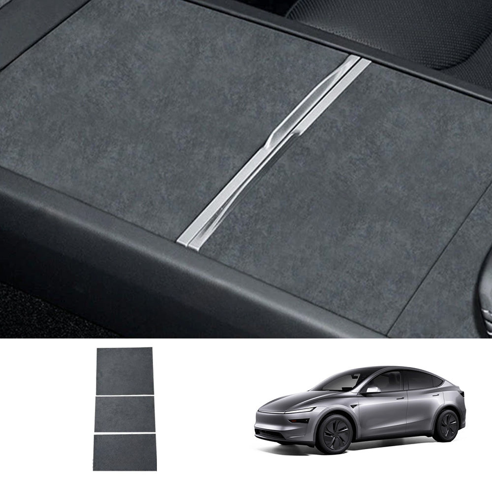 Alcantara Center Console Sticker Cover for Tesla Model Y Juniper 2025+ - acetesla