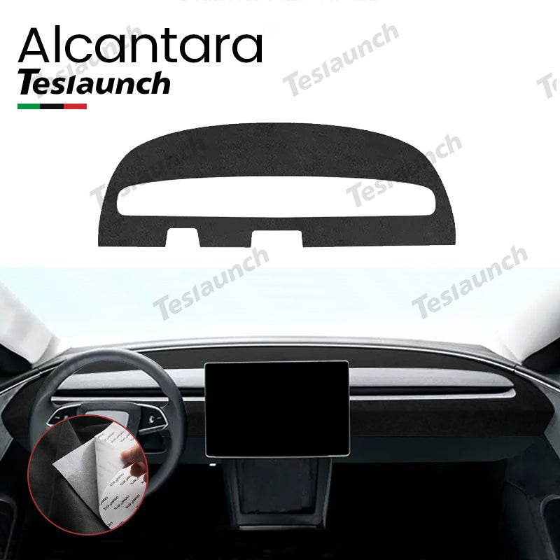 Alcantara Dashboard Reflective Stickers For 2024 Model 3 Highland - acetesla