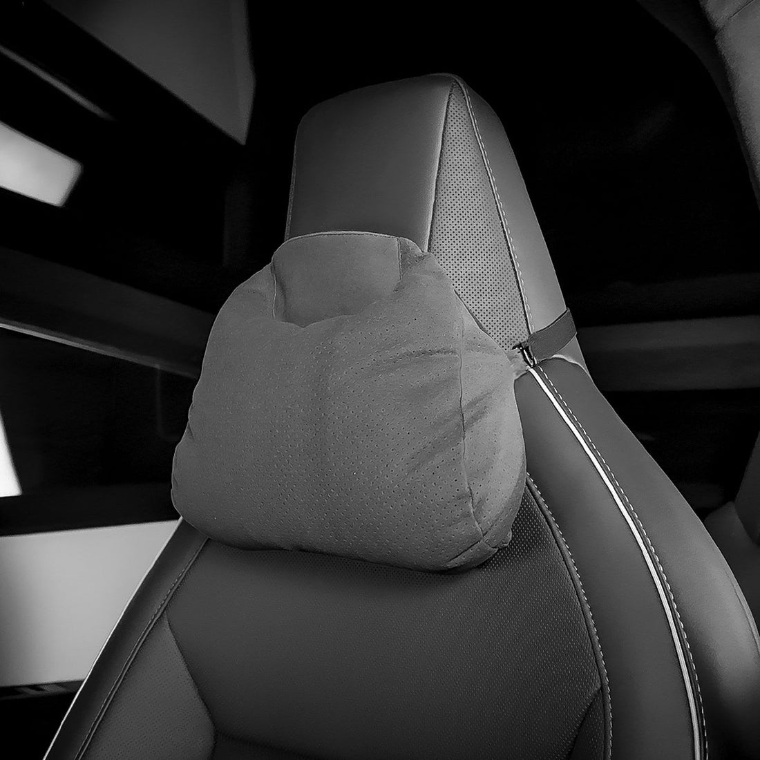 Alcantara Neck Support Pillow for Tesla Cybertruck - acetesla