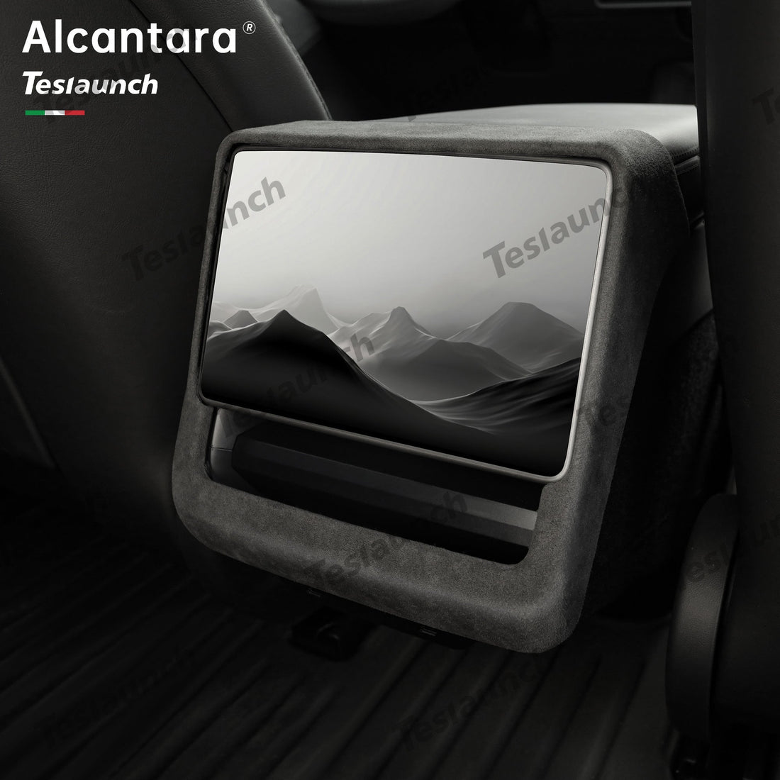 Alcantara Rear AC Vent Cover for Tesla Model Y Juniper 2025+ - acetesla