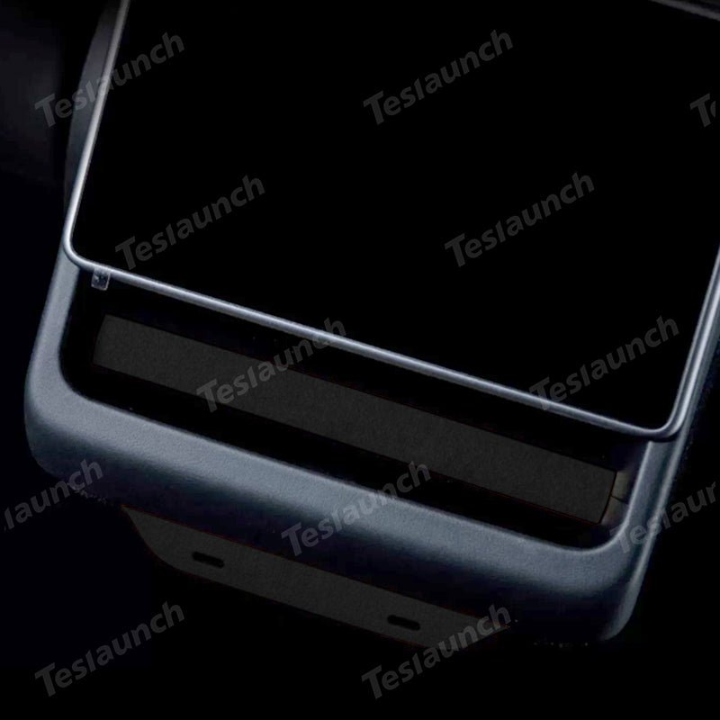 Alcantara Rear Air Vent Cover Sticker 2 PCS For 2024 Model 3 Highland - acetesla