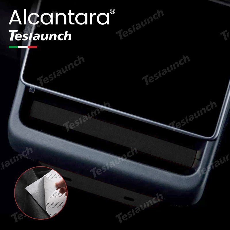 Alcantara Rear Air Vent Cover Sticker 2 PCS For 2024 Model 3 Highland - acetesla