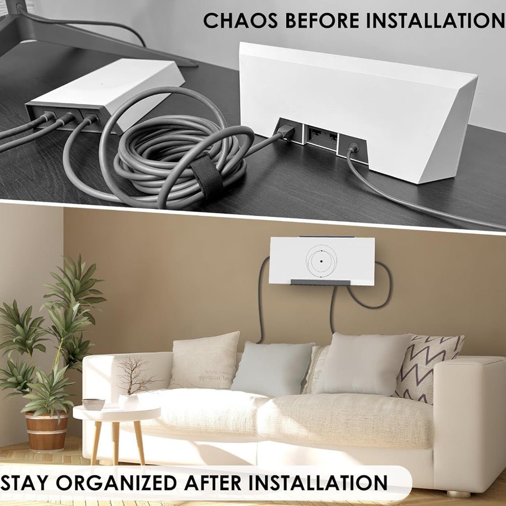 All - in - One Metal Router & Power Supply Wall Mount Kit for Starlink Gen 3 - acetesla