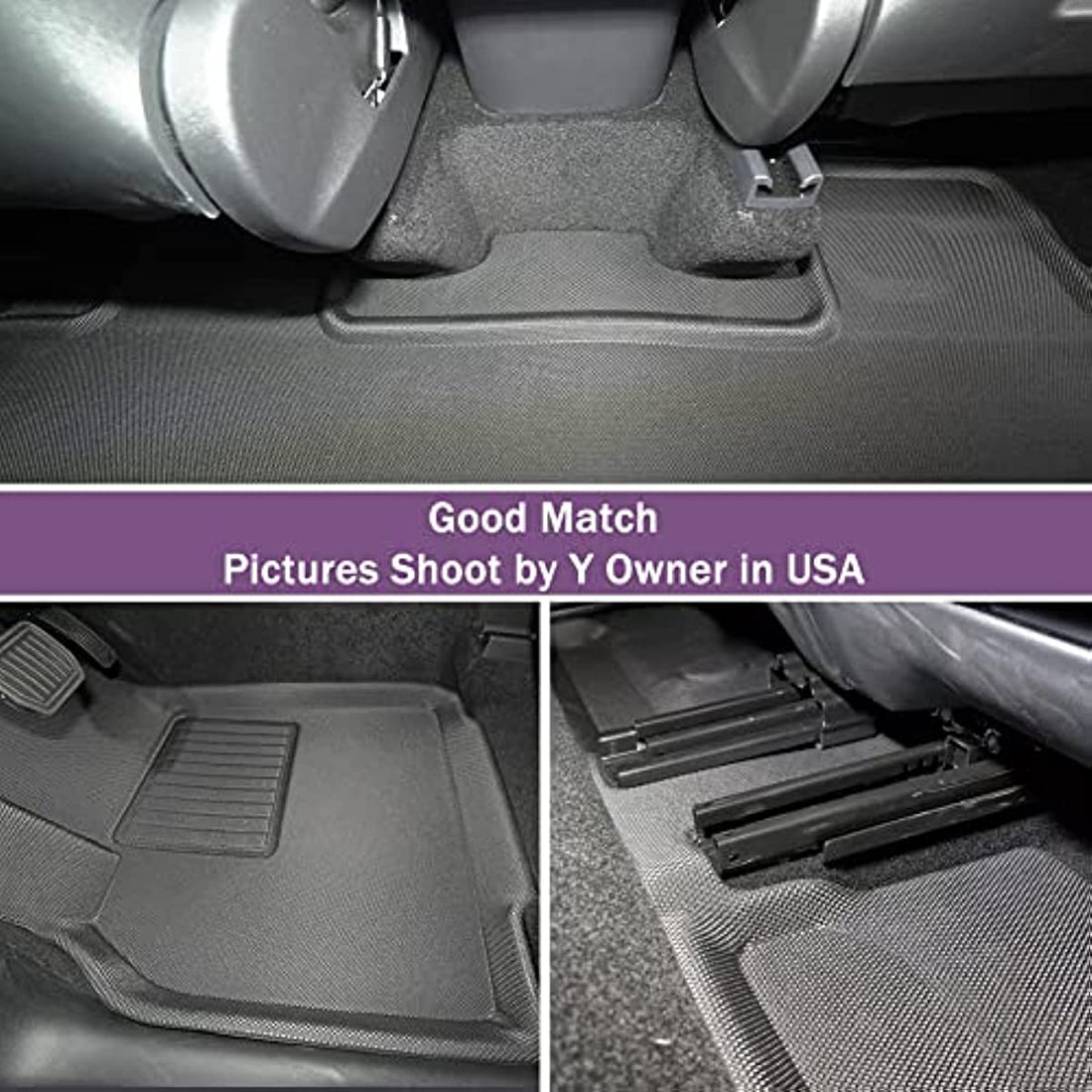 All-weather 3D Floor Mat 7 Seater for Tesla Model Y 2023 2022 2021 - acetesla