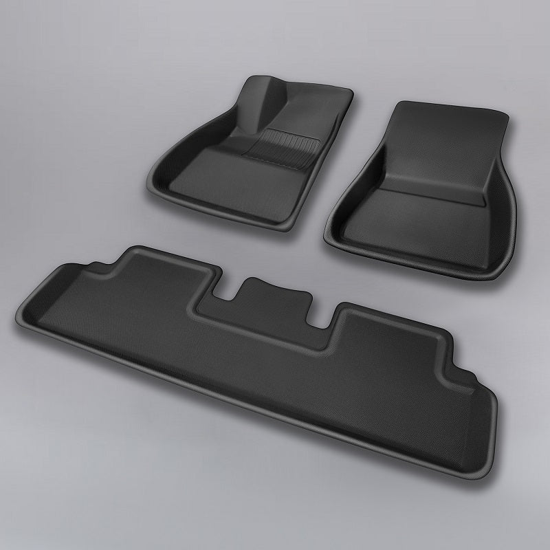 All Weather Floor Mats Interior Liners for Tesla Model 3 / Y - acetesla