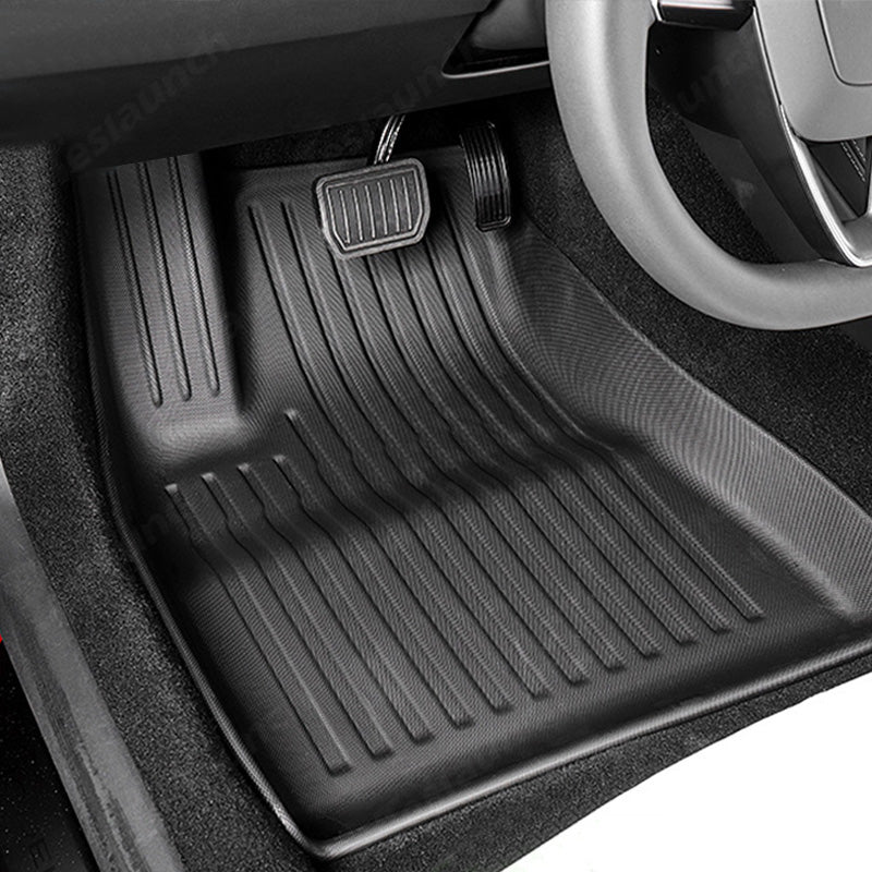 All Weather TPE Floor Mat for Tesla 2024 Model 3 Highland - acetesla