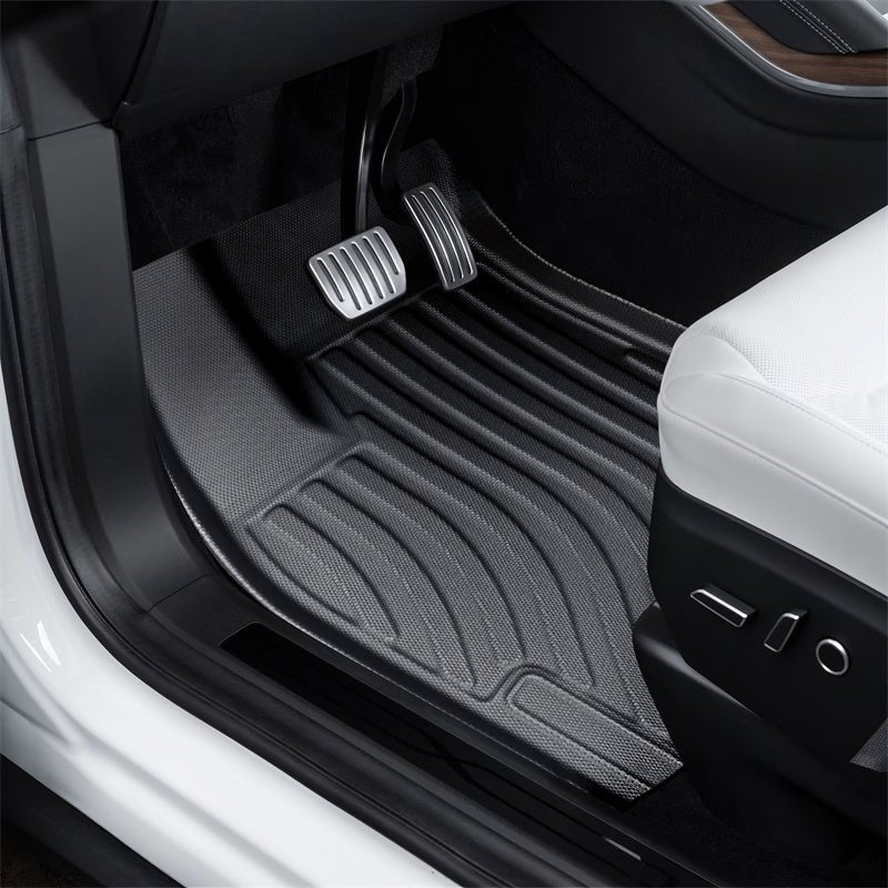 All Weather TPE Interior Floor Mats Cargo Liners Set for Tesla 2021 - 2024 Model X - acetesla