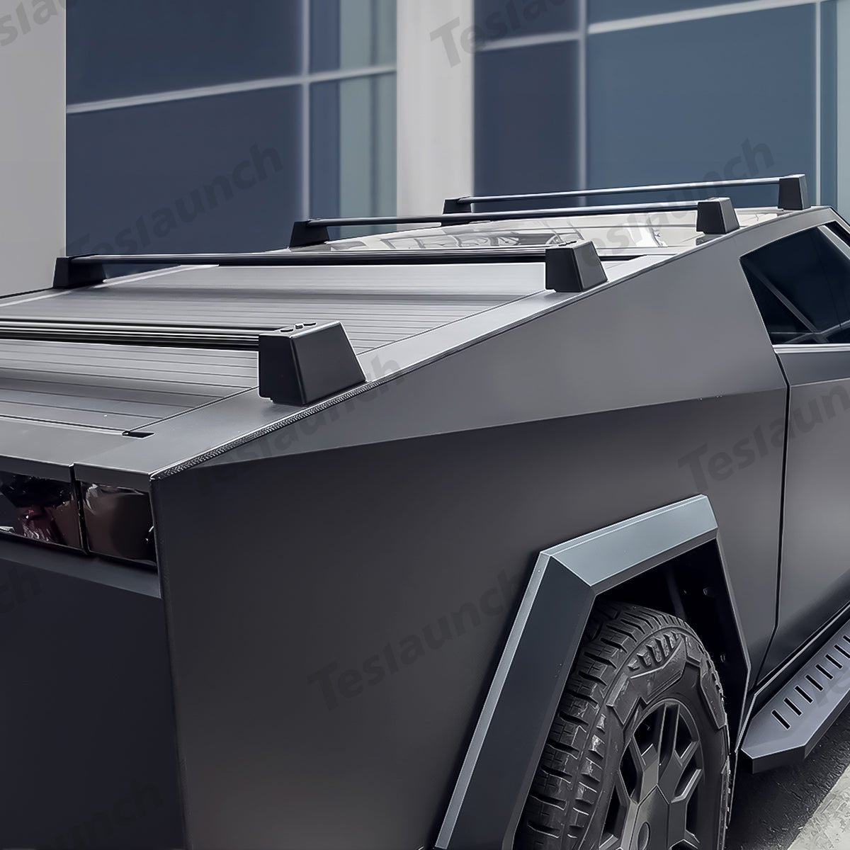 Cybertruck Top Rack Cybertruck Heavy-Duty 4-PC Aluminum Roof Rack | Tesla 2024-26