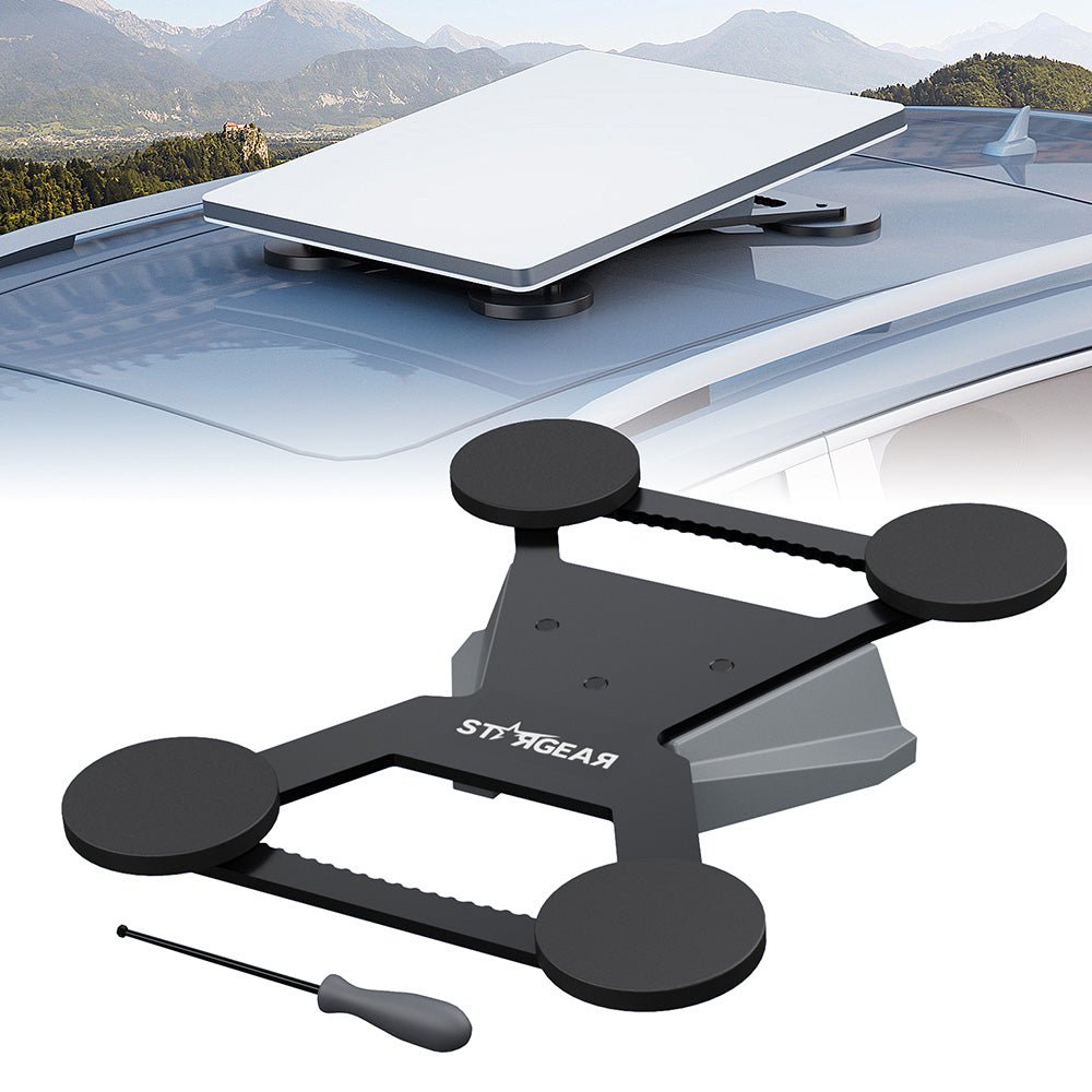 Anti - Theft Magnetic Mount with 200lbs Pull Force Base for Starlink Mini - acetesla