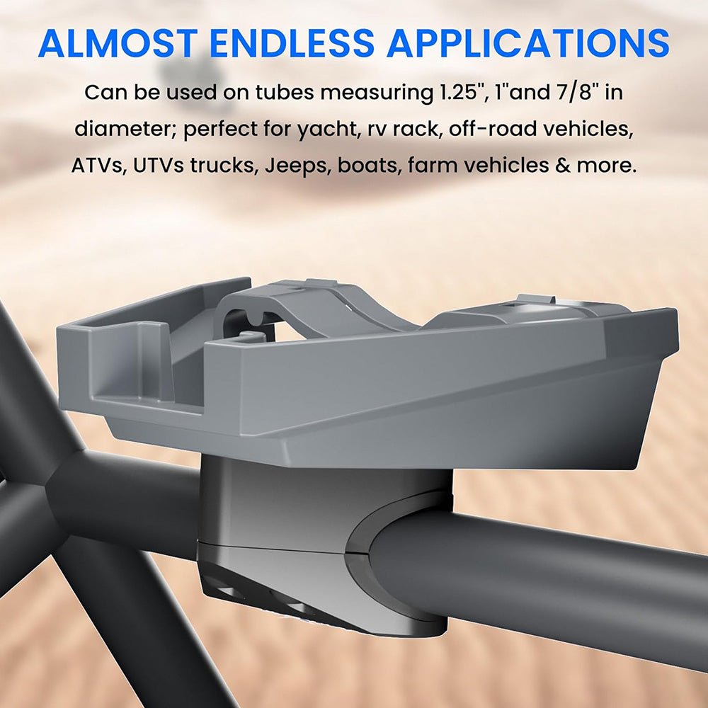 Anti - Theft Tube Bracket for Starlink Mini Mount – Compatible with Car Roof Racks, RVs, and Yacht Railings - acetesla