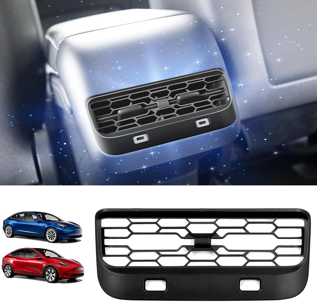 Backseat Air Vents Cover for Tesla Model 3/Y - acetesla