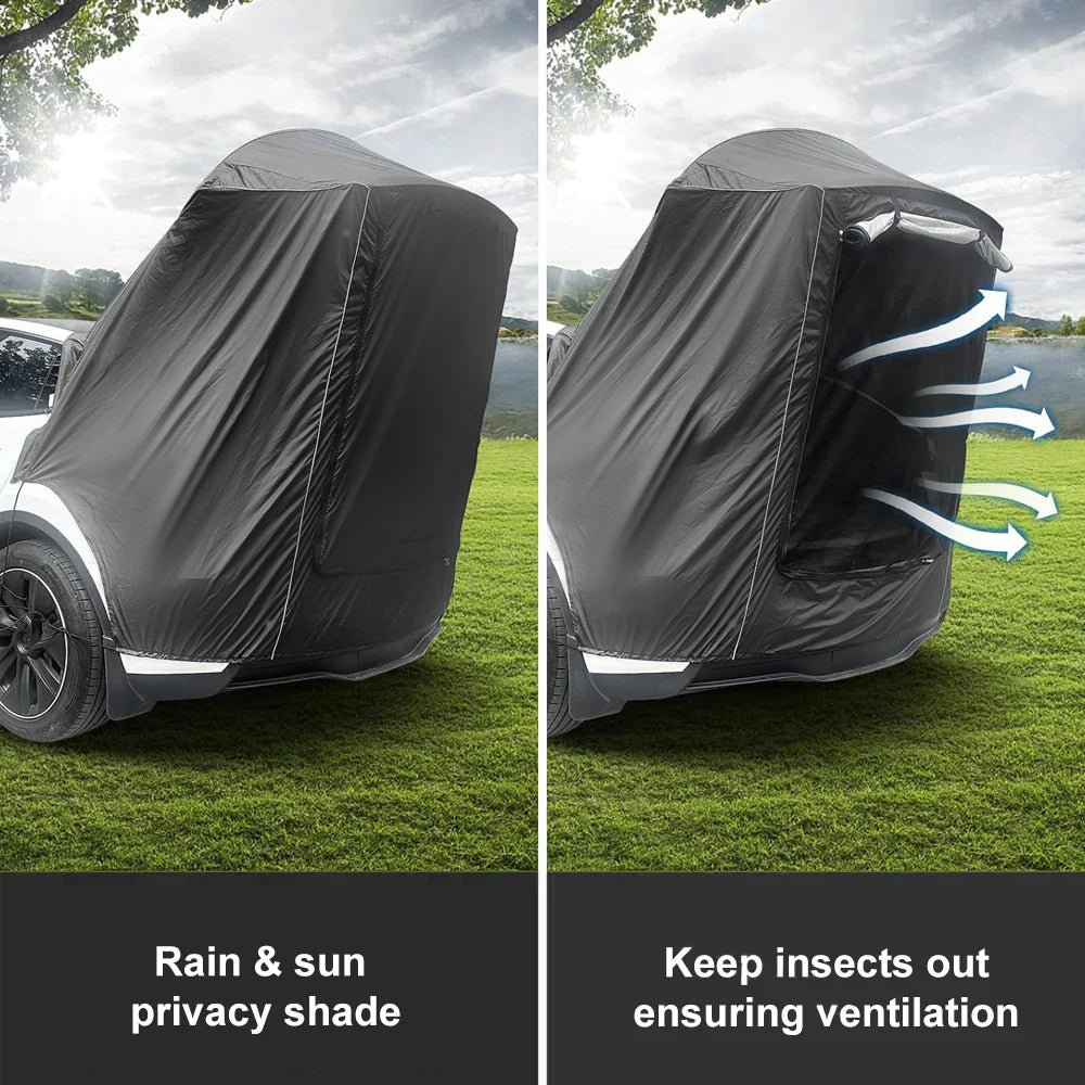 Camping Tent Tailgate Outdoor Waterproof Sunshade Privacy Shade Awning for Tesla Model Y - acetesla