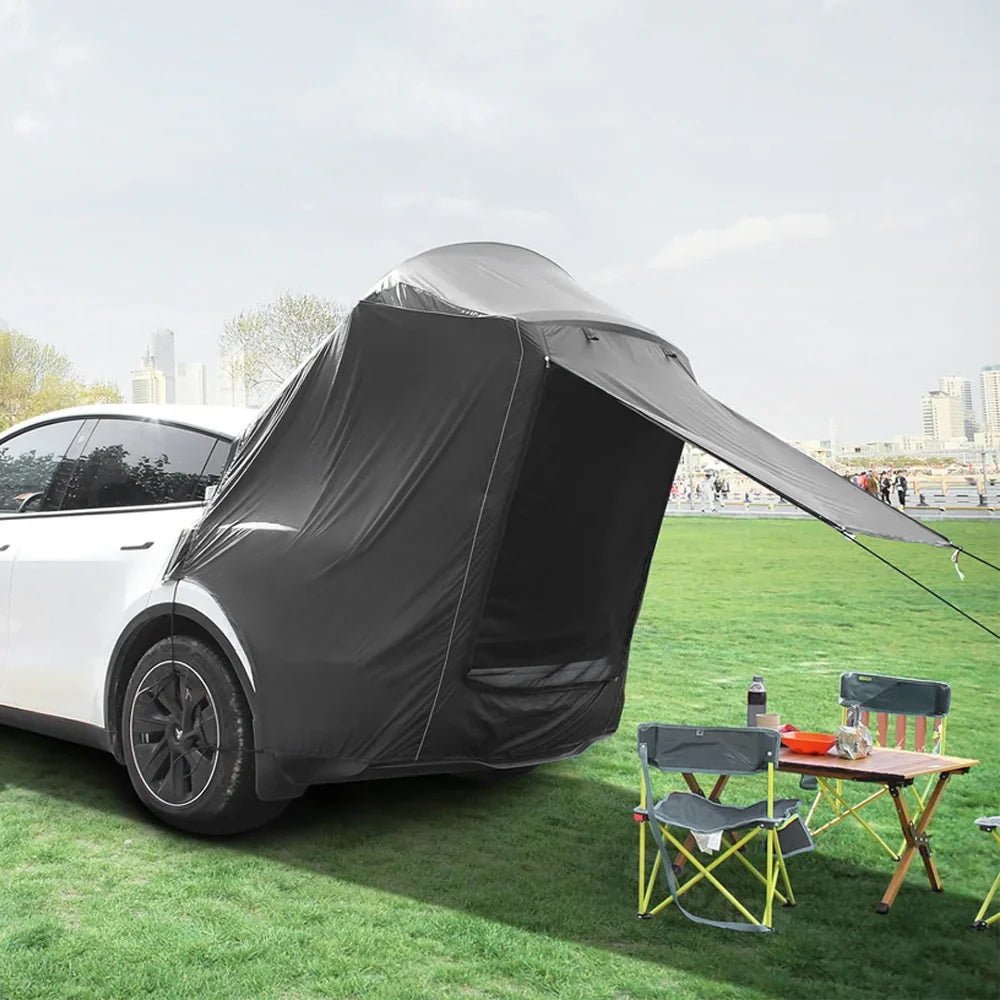 Camping Tent Tailgate Outdoor Waterproof Sunshade Privacy Shade Awning for Tesla Model Y - acetesla