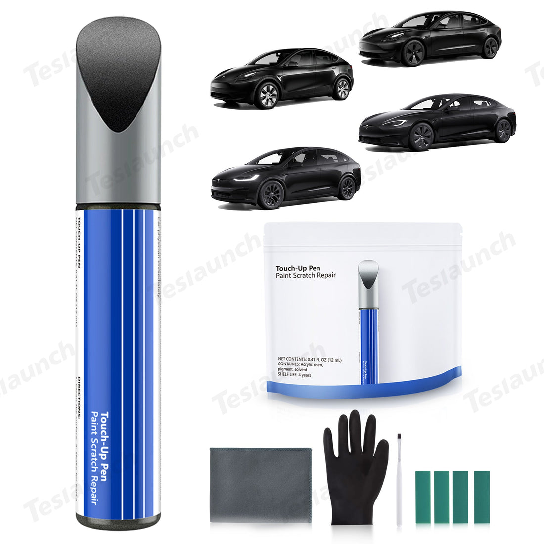 Car Body Color Paint Repair Pen Kit for Tesla Model 3/Y/S/X - OEM Original Touch Up Paint Pen - acetesla