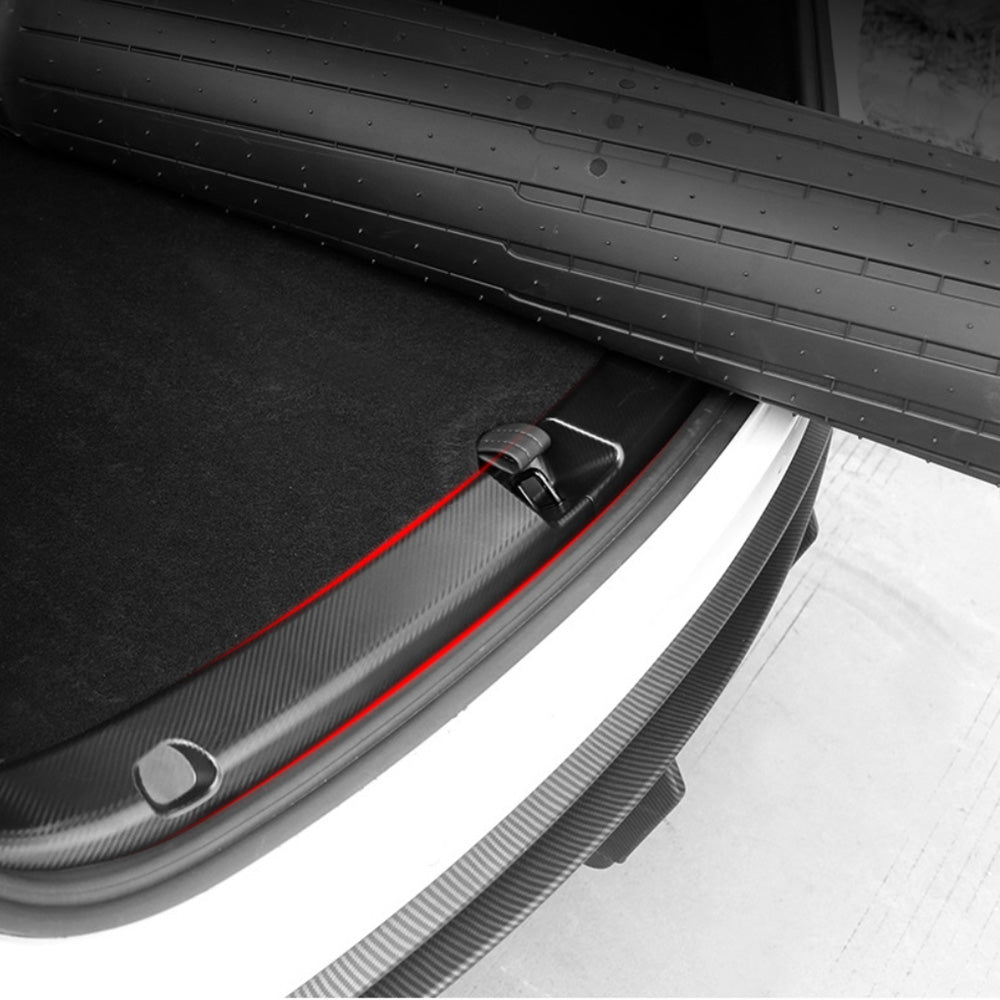 Carbon Fiber Color Door Sill Protector + Trunk Sill Protector for Tesla Model Y 2021 - 2024 - acetesla