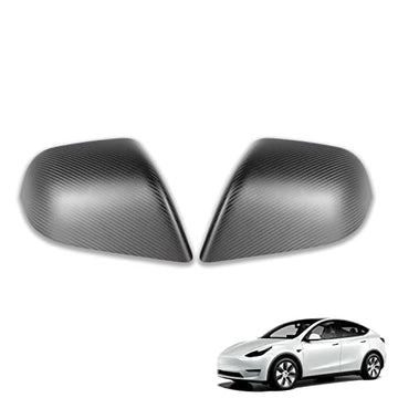 Carbon Fiber Mirror Cover for Tesla Model 3/ Highland /Y 2017-2024 - acetesla