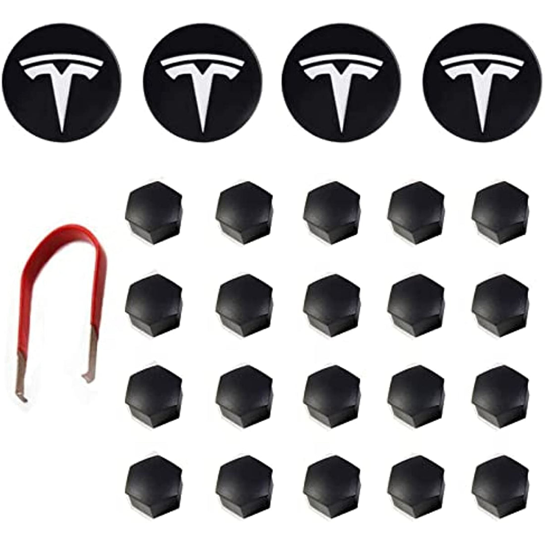 Center Cap Wheel Cap Kit for for Tesla Model 3 / Y / X / S - acetesla