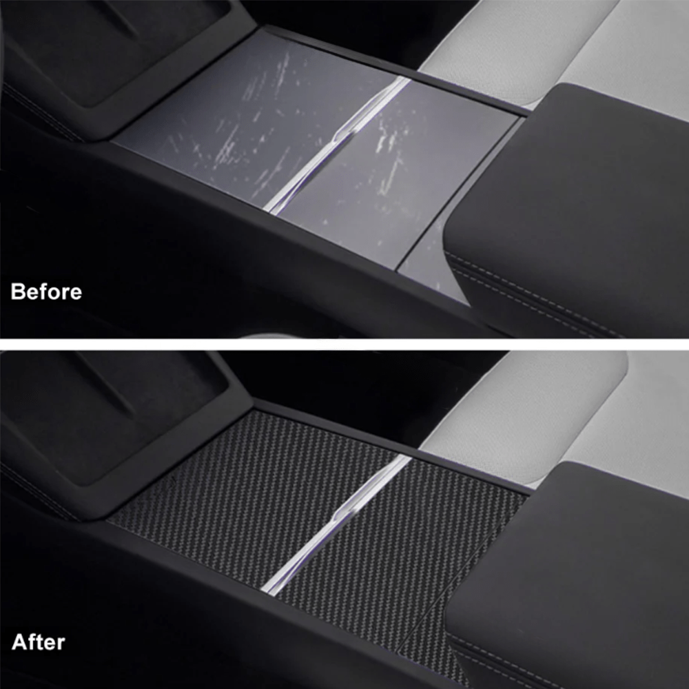 Center Console Protector Sticker Cover for Tesla Model Y Juniper 2025+ - acetesla