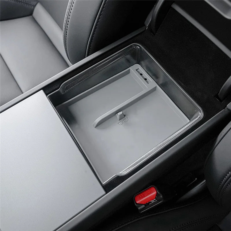 Center Console Storage Box Organizer for Tesla Model Y Juniper 2025+ - acetesla