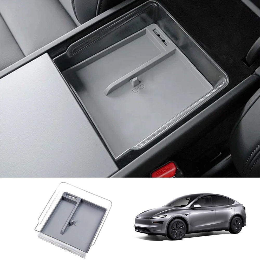 Center Console Storage Box Organizer for Tesla Model Y Juniper 2025+ - acetesla